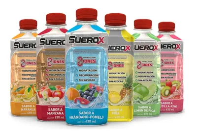 Suerox 630 ml por 12 unidades Tropical Blue Mixto